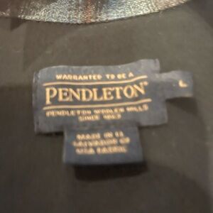 Pendleton Blue and Gray Plaid Shirt